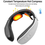 Masseur Cervical Intelligent EMS Chauffant | Soulage les douleurs du cou